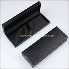 Caja de embalaje de plástico negro con logotipo como regalo B001